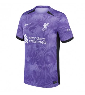 Lacne Muži Futbalové dres Liverpool 2023-24 Krátky Rukáv - Tretina